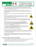 10 Rules to Help Protect 10 Fingers - Safety Topic