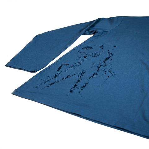 Online - T Shirt Lineman Silhouette Long Sleeve