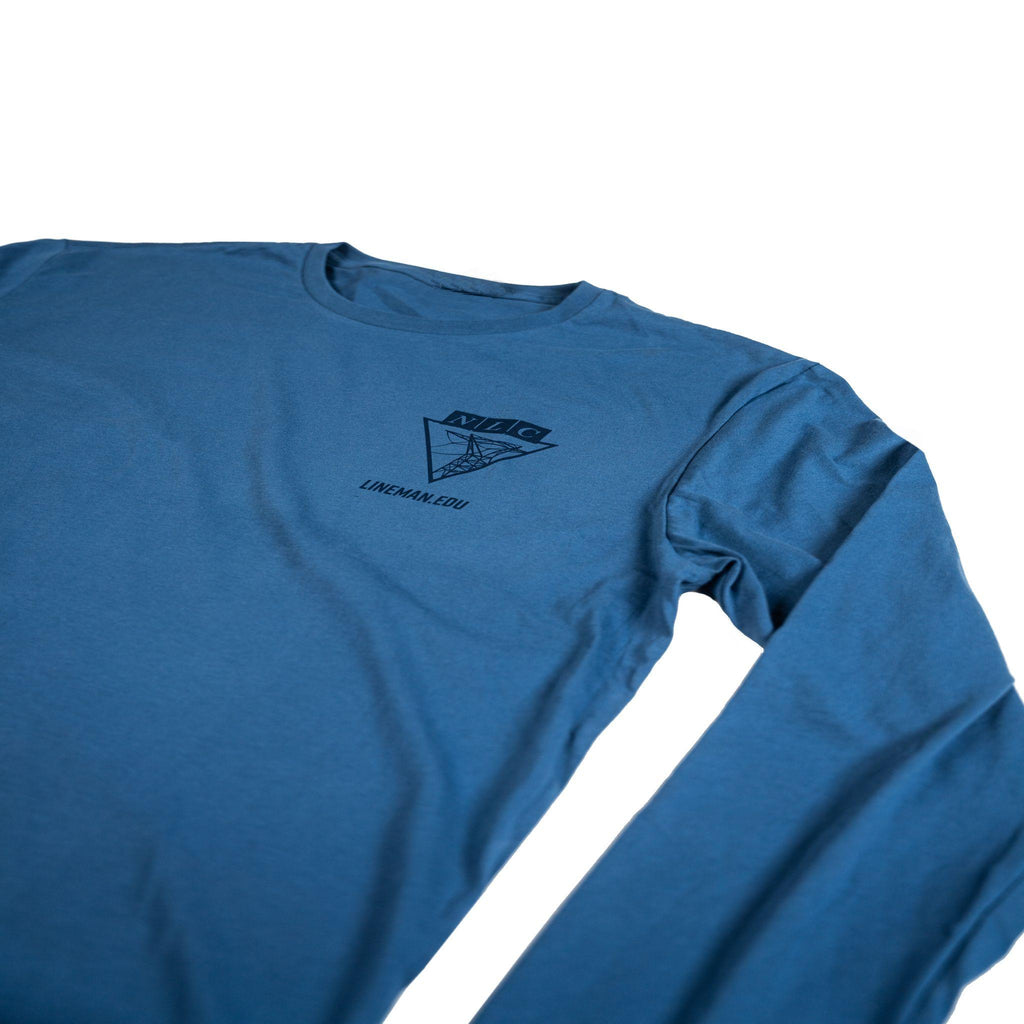 Online - T Shirt Lineman Silhouette Long Sleeve