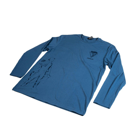 Online - T Shirt Lineman Silhouette Long Sleeve