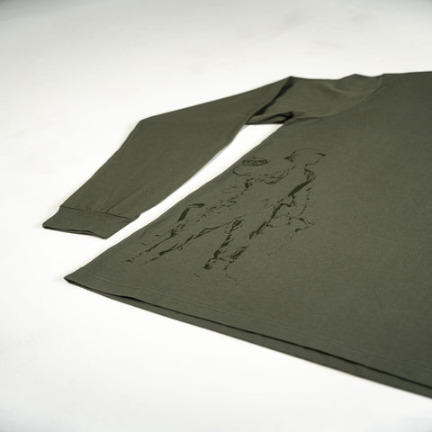 Online - T Shirt Lineman Silhouette Long Sleeve