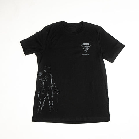 Online - T Shirt Lineman Silhouette Short Sleeved